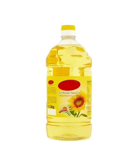 Aceite de girasol crudo más vendido 100% puro aceite de girasol refinado a granel con el mejor precio en botellas de PET de 1L, 3L, 5L, 10L