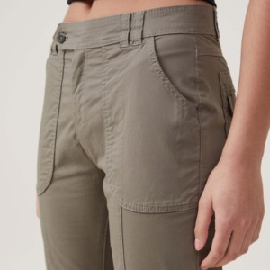 Streetwear décontracté pour femmes pantalons longs cargo pour filles OEM respirants personnalisés OEM fabricant avec poches taille haute pour dames - Product Image 2