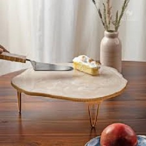 Soporte redondo clásico para pasteles de resina con tapa de Arte de resina, las últimas herramientas para pasteles de diseño de gran tamaño - Product Image 2