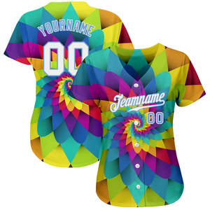 New Wholesale Custom Logo Sportswear Breathable Men's Women <b>Small</b> Baseball Jersey Trend Speed Dry Printed Low MOQ - Product Image 2