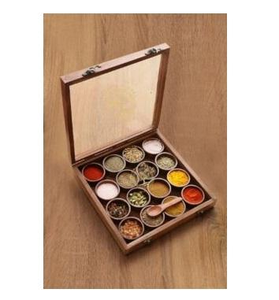 Newest Design Round Shape Salt Pepper Storage <b>Jar</b> Black Color Marble <b>Spice</b> Box With Wooden Tray For Wholesale Supplier - Product Image 1