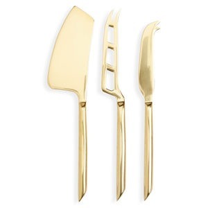 Ensemble de serveur de fromage élégant en argent Couteau à fromage en acier inoxydable de qualité supérieure et outils d'épandage pour la restauration à domicile - Product Image 6