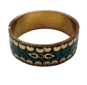 Bracelets en laiton bohème faits à la main Costume indien bijoux de mode artisanat en or par le fabricant en India-BL-170523E - Product Image 6