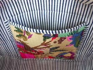 handmade cotton duffle bag Patchwork Multi colour Quilted Travel Tote Bag Travelling Luggage quilted heavy multi storage bag - Product Image 6