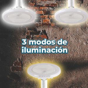 Ventilatore da Soffitto Moderno 3 in 1 da 60W con Illuminazione LED, Telecomando AC, Pale da 52 Pollici, 110V/220V, Corpo Lampada in ABS/ACRYLIC/CRISTAL - Product Image 3