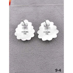 Boucles d'oreilles pendantes artisanales en turquoise Royston et argent sterling, forme goutte d'eau avec sertissage clos, style Southwest - Product Image 4
