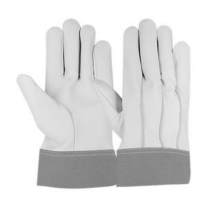 Guantes de soldadura TIG de alto rendimiento, cuero de vaca de grano dividido, resistente al corte, protección Personal resistente a la abrasión - Product Image 5