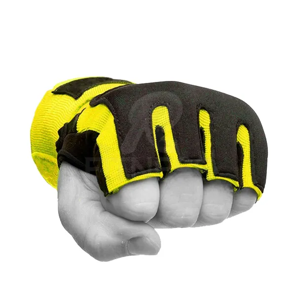 BOXING QUICK EASY INNER GEL PADDED HAND WRAPS GEL GLOVES