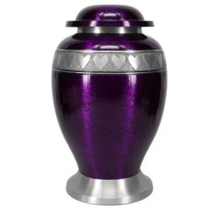 โกศใส่เถ้ากระดูกอะลูมิเนียมพร้อมธงชาติอเมริกันและรูปนกอินทรีบินสติกเกอร์สีฟ้าสำหรับขี้เถ้าของมนุษย์ - Product Image 6