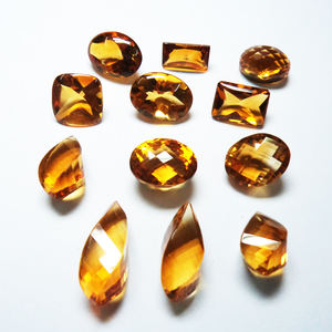 Coupe à facettes forme fantaisie 100% pierre précieuse naturelle citrine taille calibrée prix de gros pierres précieuses en vrac fabrication de bijoux pierres OEM - Product Image 2