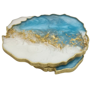 Rectangular <b>Serving</b> Tray Top Quality Resin <b>Serving</b> Tray Coffee Tea Dinner <b>Set</b> <b>Dishes</b> Plates Resin Tray Made in India - Product Image 5