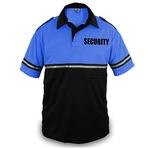 Camiseta de Trabajo de Dos Tonos para Patrulla Bicicleta con Bolsillo con Cremallera para Bolígrafo en la Manga y Franja Reflectante de Seguridad, Polo de Seguridad, Pakistán - Product Image 4