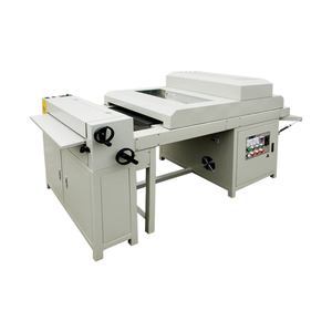 SG-UV650 24 "Manuel besleme parlak fotoğraf kağıdı UV sıvı kaplama makinesi (UV ışık)