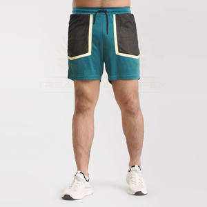 Short en maille vierge de haute qualité personnalisé pour hommes basket-ball vierge été cordon extérieur imperméable respirant short en maille - Product Image 2