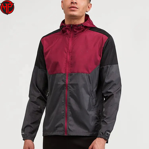 Veste coupe-vent de sport adulte enfants garçons imperméable pour la randonnée veste coupe-vent à capuche grande taille respirant - Product Image 1