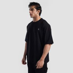 เสื้อยืดคอกลมแขนยาวรุ่น The King Goat (สีดำ) สไตล์ฮิปฮอป พิมพ์ลายโลโก้แบบสกรีนระบายอากาศได้ดี ลายตัวอักษรเรียบๆ - Product Image 3