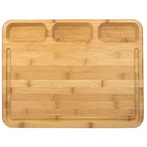 Planche de préparation de cuisine Essentials Spun Bamboo Planche à découper longue durée en bambou total - Product Image 1