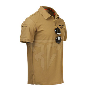 เสื้อยืดโปโลผู้ชายใส่สบายขนาดใหญ่ผ้าคอตตอน100% ยี่ห้อส่วนตัว - Product Image 2