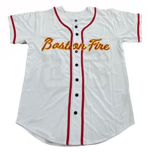 Maillot de baseball respirant à manches courtes pour homme, style hip-hop, avec logo et nom personnalisés imprimés par sublimation, uniforme sportif complet - Product Image 1