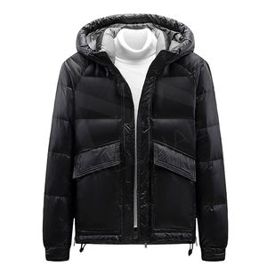 Vente en gros Hiver Saison Plaine Chaud Doudounes Hommes 2025 Dernière Mode Casual Slim Fit Couleur Personnalisée Doudoune Veste - Product Image 1