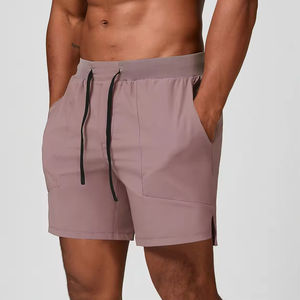 Breathable High Quality Eco-Friendly <b>Men</b> <b>Shorts</b> Spandex/Nylon Material Drawstring Closure <b>Elastic</b> <b>Waist</b> Casual Style Customized - Product Image 2