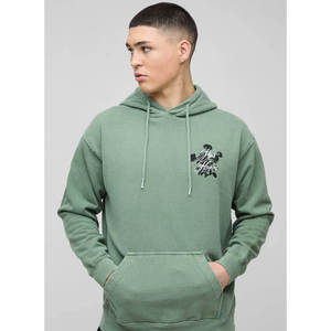 Sweat-shirts à capuche pour hommes avec votre propre logo, couleur et impression, faible MOQ, 100% coton, qualité supérieure, streetwear, coupe ajustée - Product Image 2