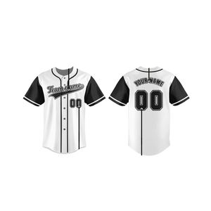 Camiseta de béisbol para hombre de 100% algodón con logotipo personalizado Impresión digital Ajuste holgado transpirable ecológico - Product Image 5