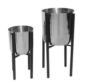 High Standard Blue Enamel Classic Planters Small in Size Iron Blue Coated Handmade Planters Flower Pot <b>plant</b> <b>stand</b> - Product Image 3