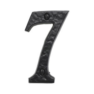 Haute qualité 76mm noir Antique Design européen fonte malléable chiffres de porte 7 bas prix porte et fenêtre accessoires vendeur indien - Product Image 1