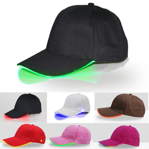 2025 nouveauté impression personnalisée coton personnalisé Snap back lumière chapeau Rave éclairé lueur casquettes clignotant camionneur chapeau casquette - Product Image 3