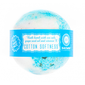 Bomba de Baño Suave de Algodón de Marca Privada, Limpia y Suaviza la Piel, Cuidado Delicado, Bola Efervescente, Producto Orgánico Vegano para Baño y Spa, OEM ODM Venta al por Mayor a Granel - Product Image 1