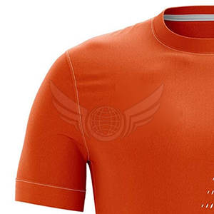 Camiseta de sublimación de gran tamaño de alta calidad, camiseta de sublimación de poliéster de color sólido para hombre - Product Image 4