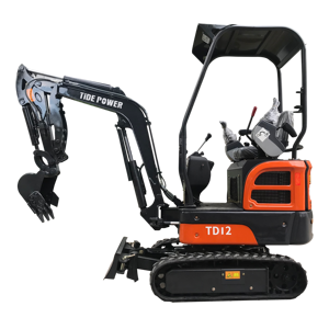 Mini excavatrice de 1 tonne sur chenilles Bagger prix bon marché avec CE à vendre Mini excavatrice petite excavatrice sur chenilles - Product Image 1