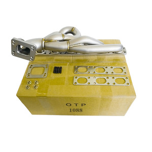 Tubo de escape OTP para BM * M54 E36 E46 E39 clase <span class=keywords><strong>M50</strong></span> M52 S50 S52 323i 325i <span class=keywords><strong>525i</strong></span> alto rendimiento SUS304 colector Turbi inoxidable - Product Image 1