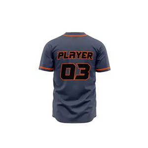 Uniforme de Béisbol Personalizado con Logotipo, Transpirable, Ligero, 100% Poliéster, Talla Grande, Precio Económico, Unisex - Product Image 4