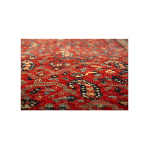 Alfombras de Lana Hechas a Mano Nayaab, Tejido Plano Rojo Naranja para el Hogar, Alfombra Rectangular Grande de 9x12, Modelo Paem-1374, Estilo Clásico para Dormitorio o Entrada - Product Image 3