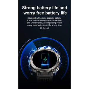 Montre connectée HT30 avec écran tactile IPS 360x360, Bluetooth, étanche IP68, tracker d'activité pour hommes, alarme, boussole, moniteur de sommeil - Product Image 5