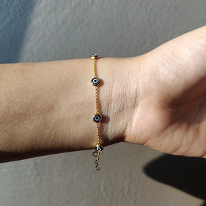 กำไลข้อมือป้องกันภัยจากดวงตาปีศาจ - Product Image 6