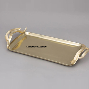 ถาดเสิร์ฟไม้คุณภาพสูง ดีไซน์กวางเรนเดียร์ ทำมือ งานสั่งทำพิเศษ สวยงามน่าทึ่ง สำหรับชุดอาหารค่ำ จำนวน 2 ใบ - Product Image 5