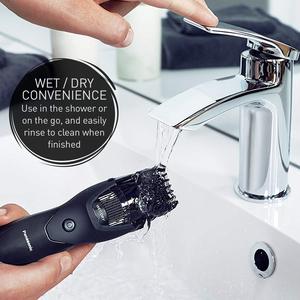 Recortadora de Barba y Cabello para Hombre, con Cuchilla de Acero Inoxidable de Precisión, Uso en Seco/Húmedo, Impermeable IPX7, con Cable/Eléctrica, Ajustable para Afeitar - Product Image 2
