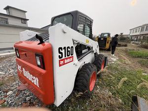 Mini-chargeur d'occasion 2 tonnes Bobcat S160 Chargeur compact à chenilles à roues automatique S160 à vendre - Product Image 5