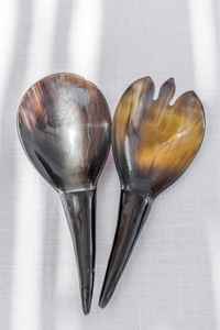 Cuchara de cuerno natural antigua vintage, espejo pulido, REGALO EXCLUSIVO para hoteles y coleccionistas, cocina decorativa - Product Image 3