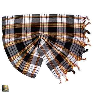 Serviette de plage Jacquard faite à la main en coton à fil élevé tissage fin finition durable motif classique tissu doux naturel garniture propre - Product Image 6