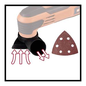 Herramienta Oscilante Multifunción Einhell 250W TC Mg 250 Ce 4465185 - Product Image 3