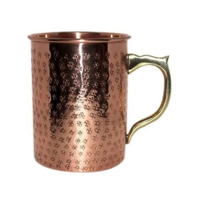Attractive Diamond Embossed 100% Copper Mug Wholesale <b>Bulk</b> Purchase Stainless Steel Copper Mule Mug At Cheap Price - Product Image 2