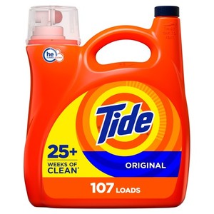 Tide Laundry Detergent <b>Liquid</b>, Original Scent, HE Turbo Clean, 64 Loads - Product Image 5