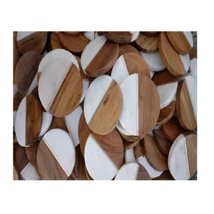 Ensemble de caboteur à thé de haute qualité en bois et en marbre maison napperon créatif tapis et tampons isolation thermique caboteur de boisson au meilleur prix - Product Image 1