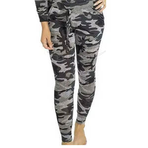 ชุดวอร์มลายพรางสำหรับผู้หญิง ชุดสองชิ้นแสนสบาย ออกแบบมาเพื่อความสะดวกสบายและการใช้งานในชีวิตประจำวัน ขายส่ง - Product Image 3