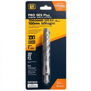 ดอกสว่านโรตารี่ SDS Plus 5X ขนาด 14.0 มม. สำหรับงานก่ออิฐและคอนกรีต ความยาวใช้งาน 100 มม. ความยาวรวม 160 มม. บรรจุ 1 ชิ้น - Product Image 2