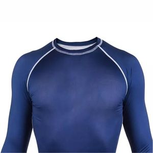 MMA Shirt Short Set Rash Guard Diseña tu propia camisa de compresión de sublimación Bjj Rash Guard - Product Image 5